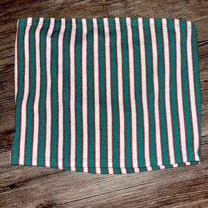 Medium, red, white, and green tube top from PacSun